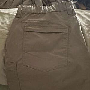 Men's Cargo Work Pants in Dark Brown - Durable Everyday Utility